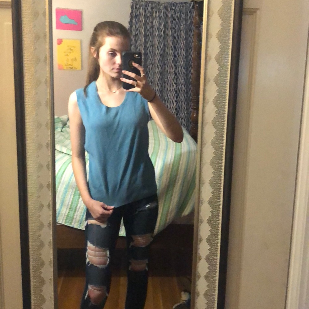 blue croft and barrow tank top